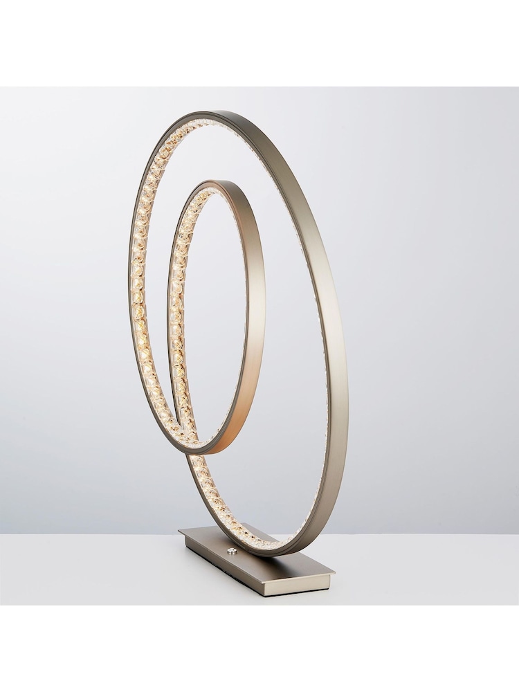 Gallery Home Silver Eternal Touch Table Lamp - Image 2 of 7