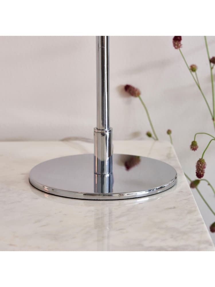 Gallery Home Chrome Ruben Table Lamp - Image 7 of 7