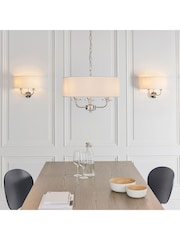 Gallery Home Silver Nixon 3 Pendant Light - Image 1 of 8