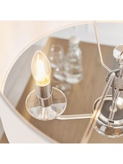 Gallery Home Silver Nixon 3 Pendant Light - Image 4 of 8