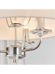 Gallery Home Silver Nixon 3 Pendant Light - Image 5 of 8