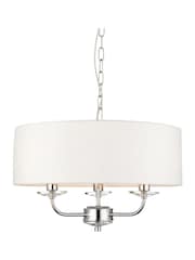 Gallery Home Silver Nixon 3 Pendant Light - Image 8 of 8