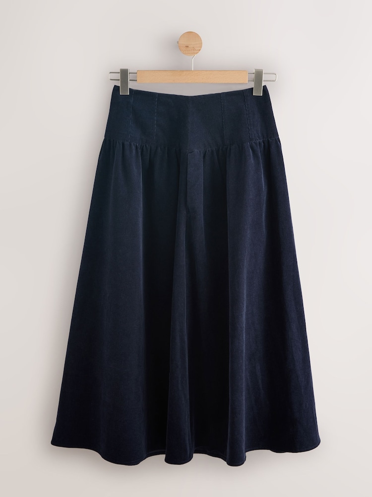 Mini-jupe NEXT Femme/ado - Taille 8 - Gris Marine - Mélange Laine - Fermeture Bouton/zip