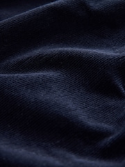 Navy Dropped Waist Corduroy Midi Skirt - Image 8 of 8