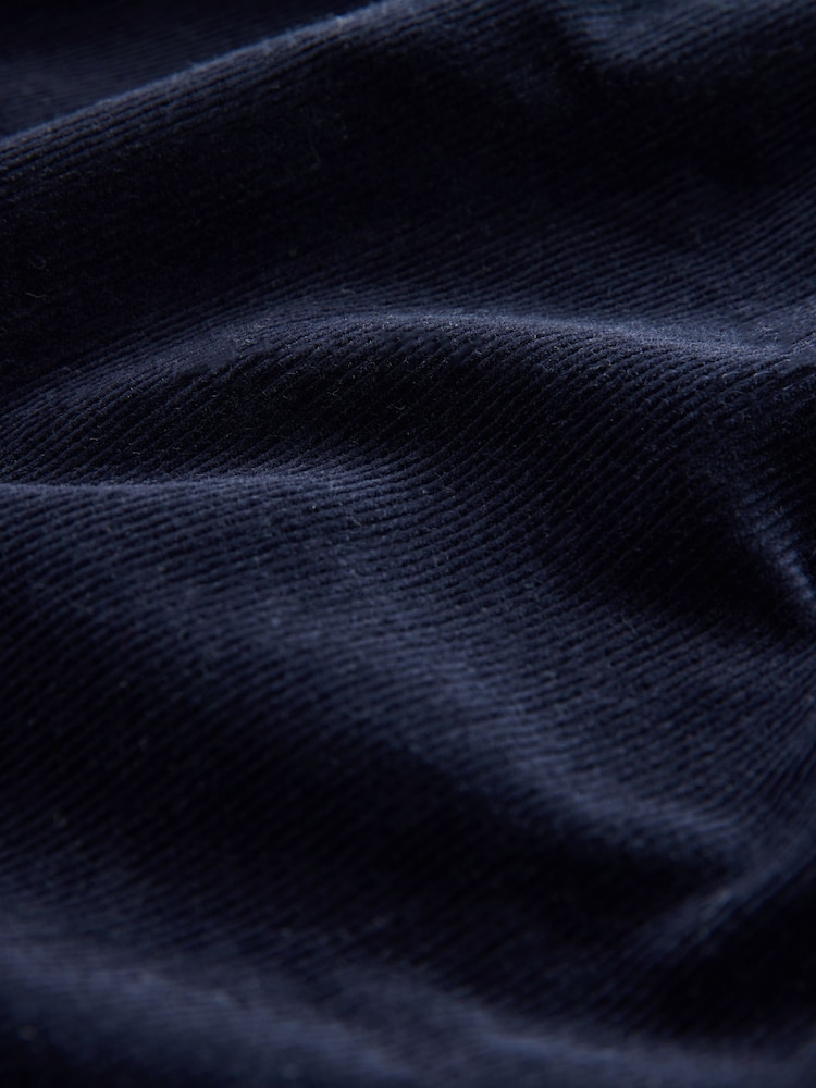 Navy Dropped Waist Corduroy Midi Skirt - Image 8 of 8 Navy Dropped Waist Corduroy Midi Skirt - Image 8 of 8