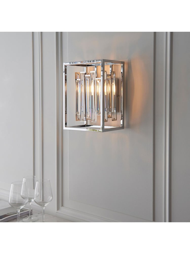 Gallery Home Chrome Arcadia Wall Light - Image 1 of 8