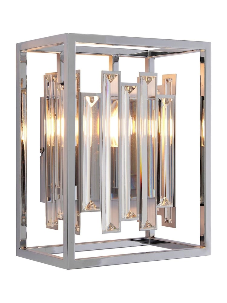 Gallery Home Chrome Arcadia Wall Light - Image 8 of 8
