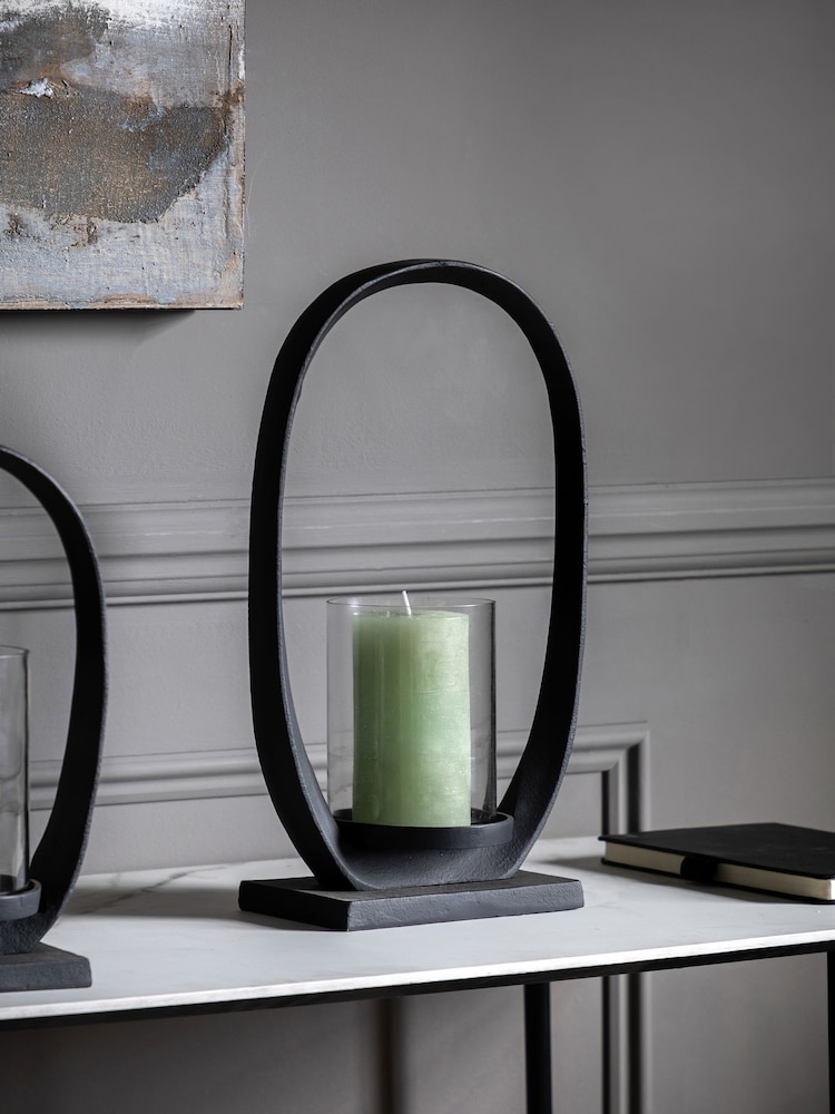 Gallery Home Black Harlan Candle Holder Large - Image 1 of 6