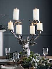 Gallery Home Grey Hartwell Candelabra Aluminium - Image 1 of 6