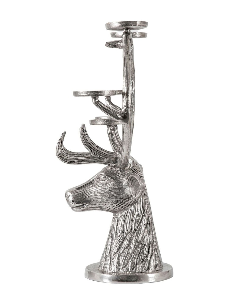 Gallery Home Grey Hartwell Candelabra Aluminium - Image 6 of 6