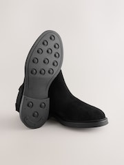 Svart - Semsket skinn Chelsea Støvler - Bilde 5 av 7