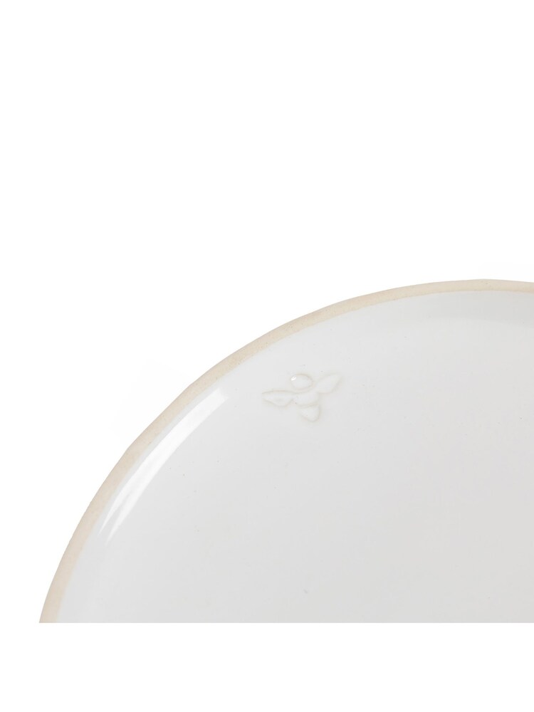 Gallery Home Set of 4 White Honeycomb Sideplates - Image 6 of 6