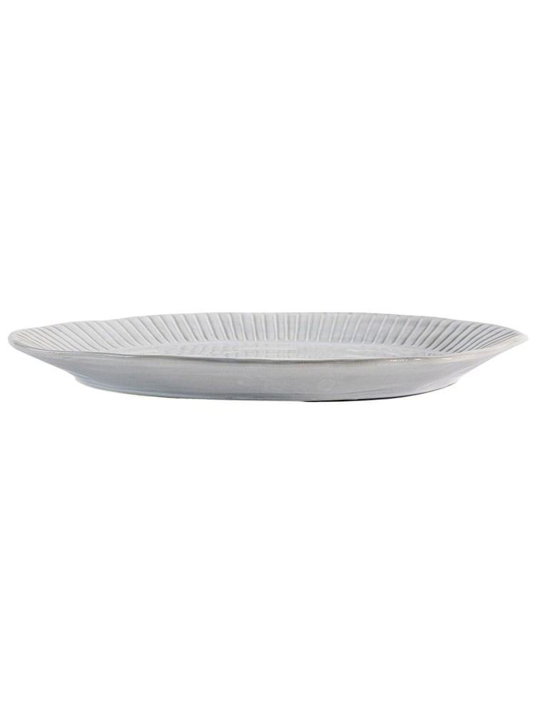Gallery Home Cream Pure Ridged Platter - Image 2 of 2