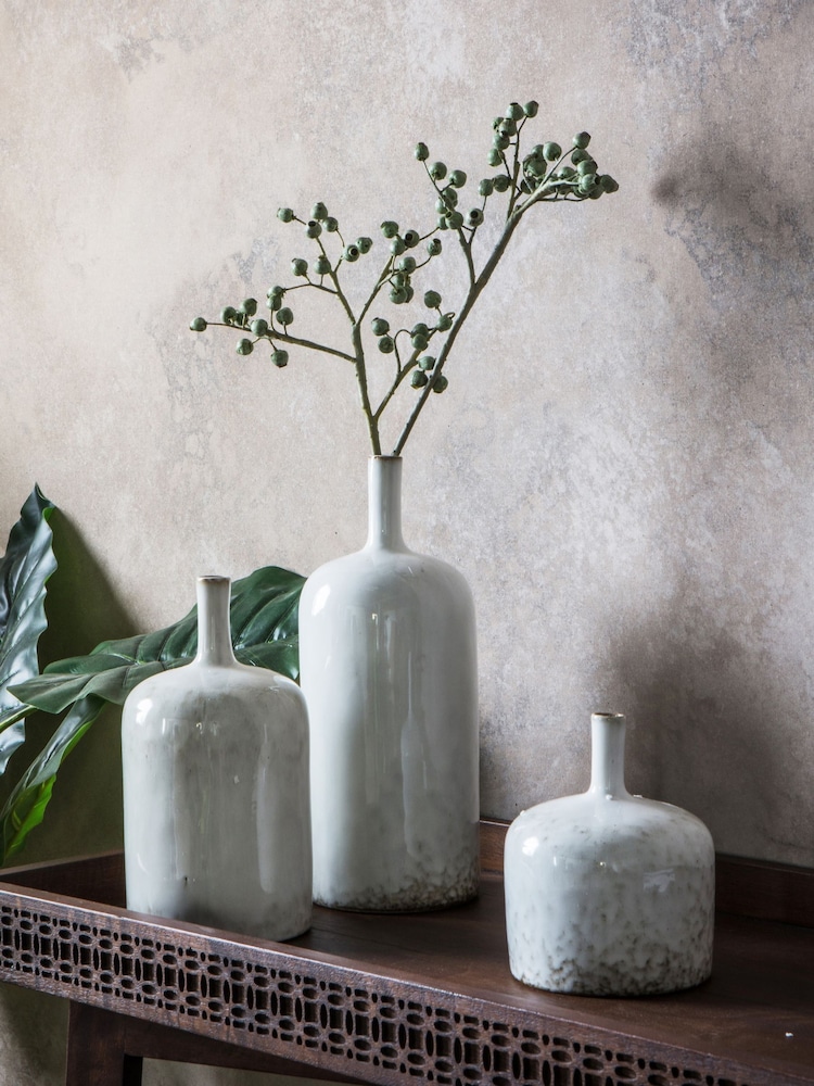 Gallery Home Set of 3 Natural Khalid Trio Ornaments - Image 1 of 3