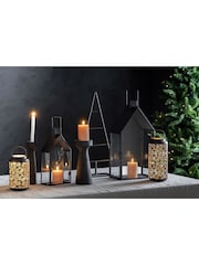 Gallery Home Black Lollie Pillar Holder - Image 2 of 2