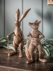 Gallery Home Bronze Chancellor Hare Bronze Ornament - Image 1 of 4