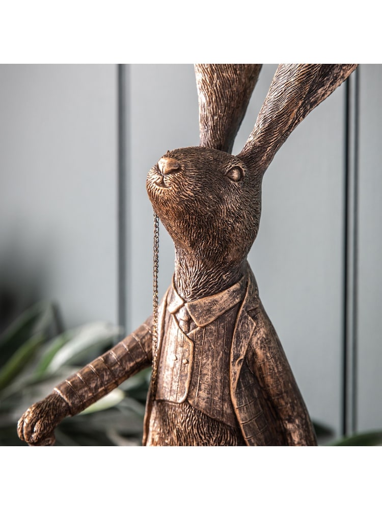 Gallery Home Bronze Chancellor Hare Bronze Ornament - Image 2 of 4 Gallery Home Bronze Chancellor Hare Bronze Ornament - Image 2 of 4