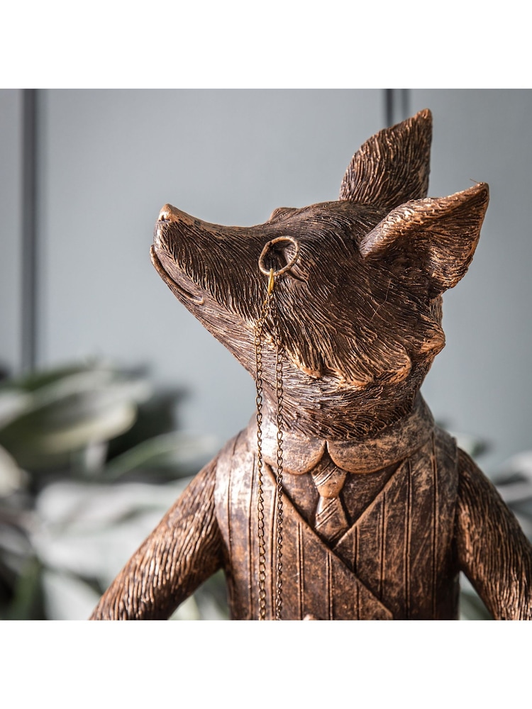 Gallery Home Bronze Chancellor Fox - Image 2 of 4