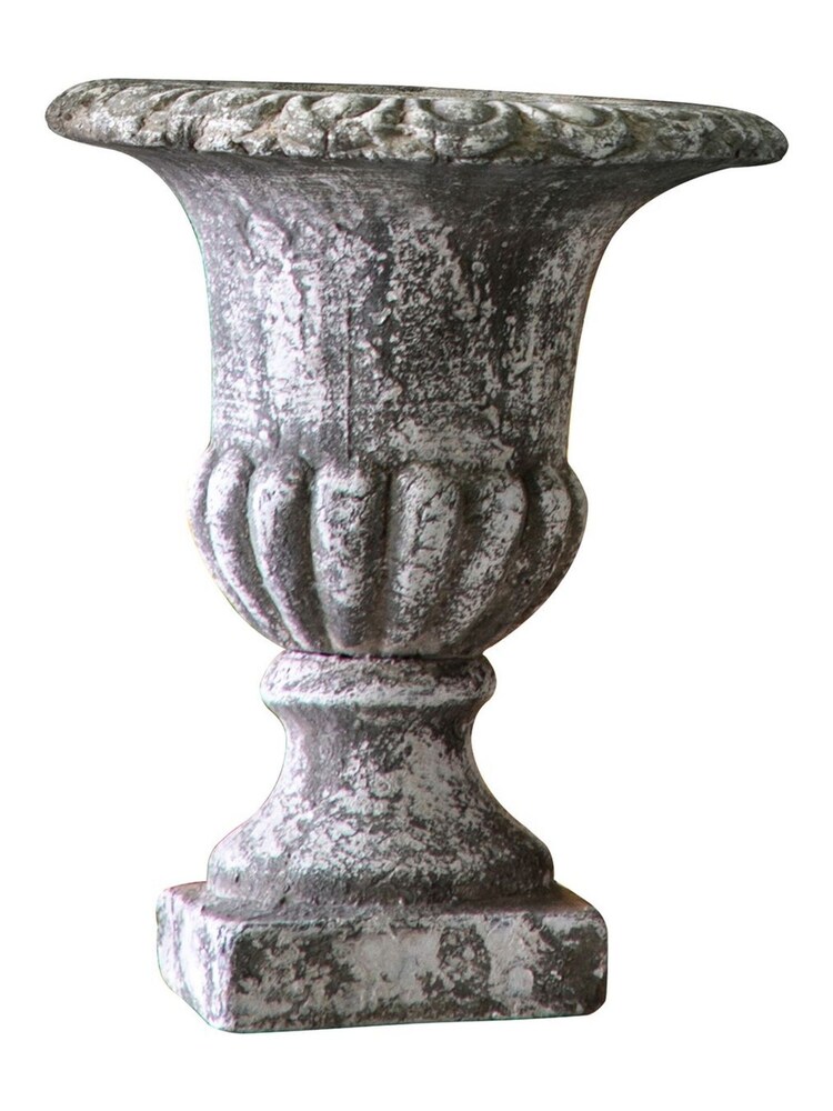 Gallery Home Grey Ashbourne Urn Aged Planter - Image 4 of 4