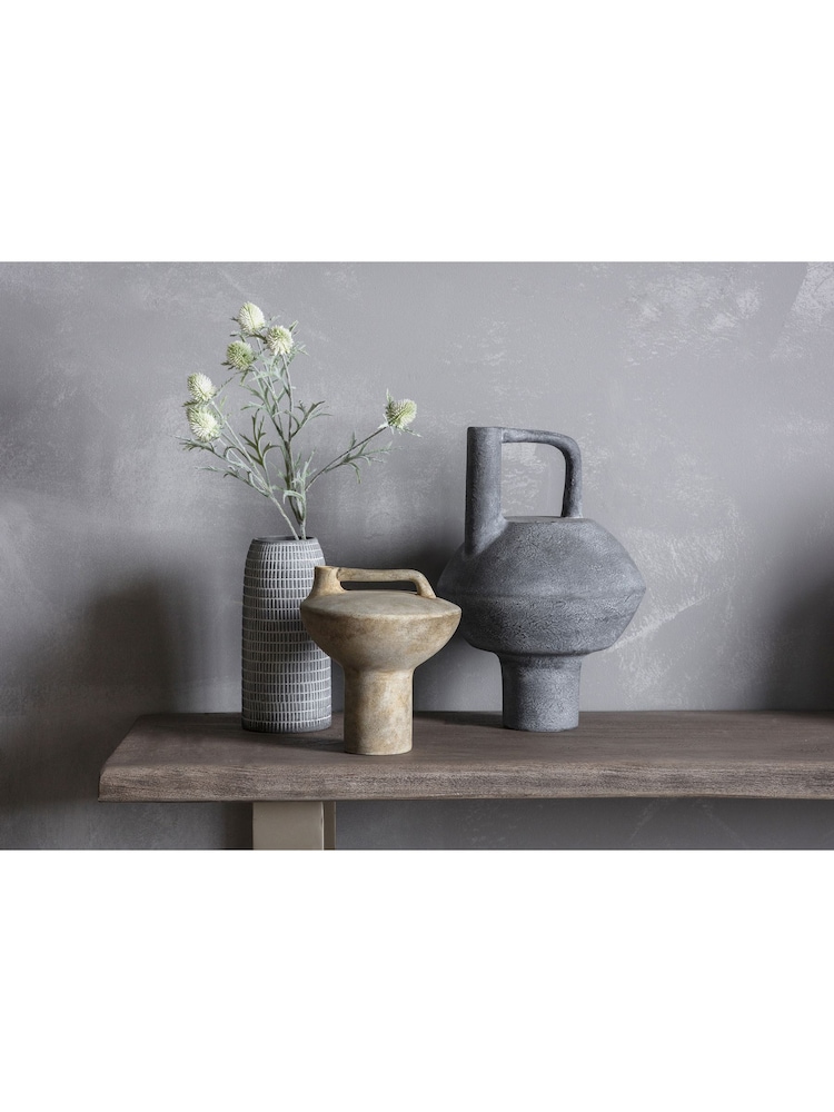 Gallery Home Grey Makai Vase - Image 1 of 4 Gallery Home Grey Makai Vase - Image 1 of 4