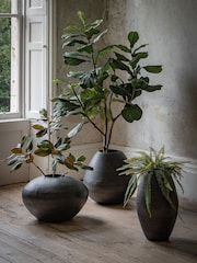 Gallery Home Black Artisan Metal Chatai Vase - Image 1 of 3