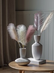 Gallery Home Cream Haruto Vase - Image 2 of 3