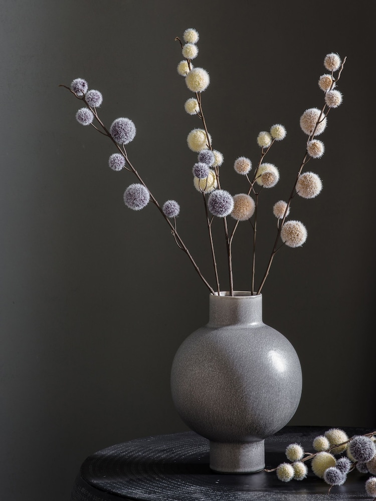 Gallery Home Grey Omari Vase - Image 1 of 3 Gallery Home Grey Omari Vase - Image 1 of 3