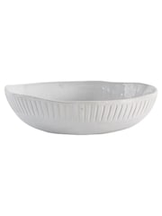 Gallery Home 4 Pack Cream Earthy Ridged Pasta Bowls - Image 3 of 3