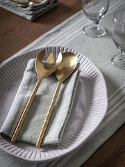 Gallery Home 4 Pack Cream Earthy Ridged Side Plate - Image 1 of 3