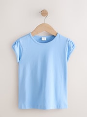 Pale Blue Puff Sleeve T-Shirts 2 Pack (3-16yrs) - Image 2 of 5