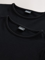 Schwarz - T-Shirts mit Puffärmeln im 2er-Pack (3–16 J.) - Bild 5 von 5