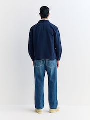 Stan Ray Blue Zip Front Shirt - Image 4 of 6