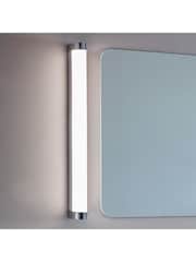 Gallery Home Chrome Mode Wall Light Ribbed - Image 2 of 7