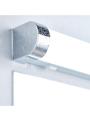 Gallery Home Chrome Mode Wall Light Ribbed - Image 5 of 7
