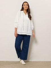 Natural - Evans Ladder Lace Blouse - Imagen 2 de 5