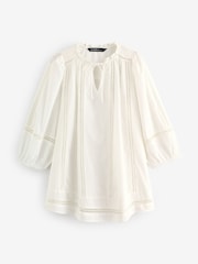 Natural - Evans Ladder Lace Blouse - Imagen 5 de 5