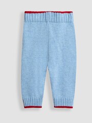JoJo Maman Bébé Blue 2-Piece Christmas Fair Isle Jumper & Leggings Set - Image 5 of 6