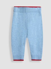 JoJo Maman Bébé Blue 2-Piece Christmas Fair Isle Jumper & Leggings Set - Image 6 of 6