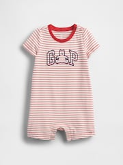 Gap Red Logo Raglan One-Piece (Newborn-24mths) - Image 1 of 3