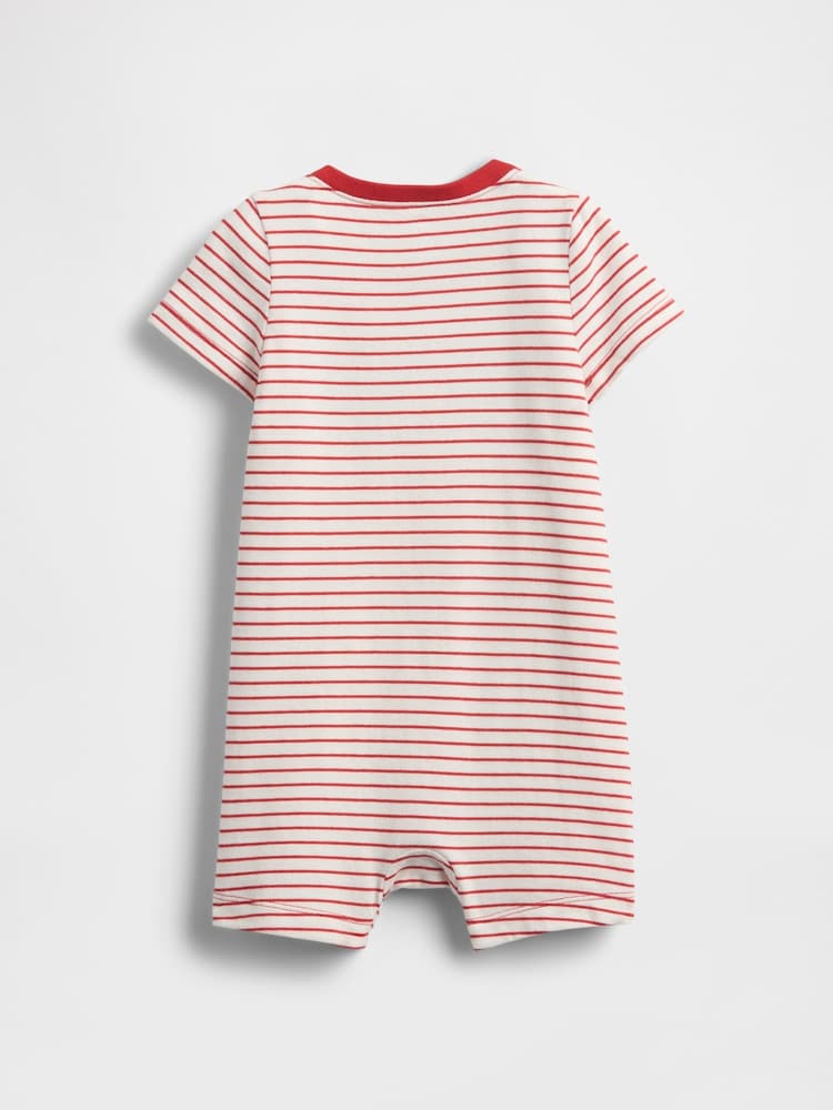 Gap Red Logo Raglan One-Piece (Newborn-24mths) - Image 2 of 3