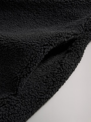 The Set Black/Cream 2 Pack Borg Hooded Longline Sweatshirts - Image 6 of 6