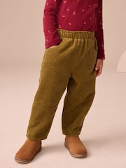 Olive Green Cord Trousers (3mths-7yrs) - Image 1 of 4