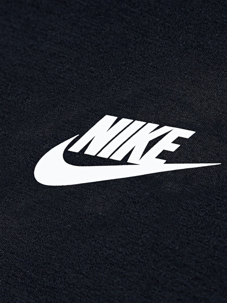 Nike Black Little Kids Club Crew and Wide Leg Joggers Set - Image 5 of 5