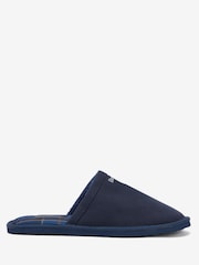 Barbour® Blue Tartan Everitt Slippers - Image 1 of 7