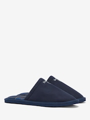 Barbour® Blue Tartan Everitt Slippers - Image 2 of 7
