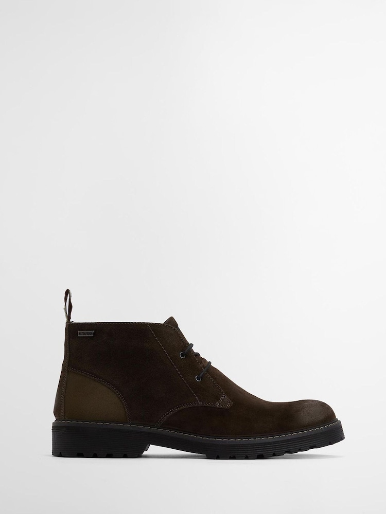 Barbour® Brown Maxwell Leather Chukka Boot - Image 1 of 2 Barbour® Brown Maxwell Leather Chukka Boot - Image 1 of 2