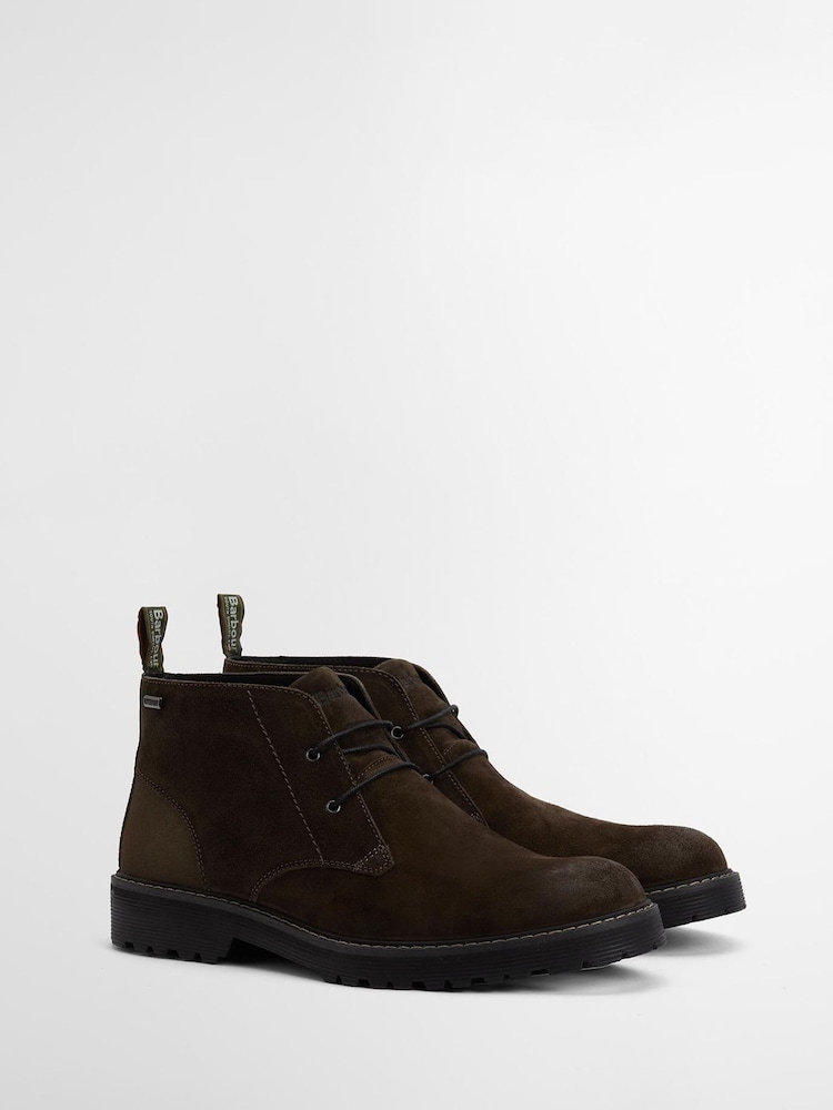 Barbour® Brown Maxwell Leather Chukka Boot - Image 2 of 2 Barbour® Brown Maxwell Leather Chukka Boot - Image 2 of 2