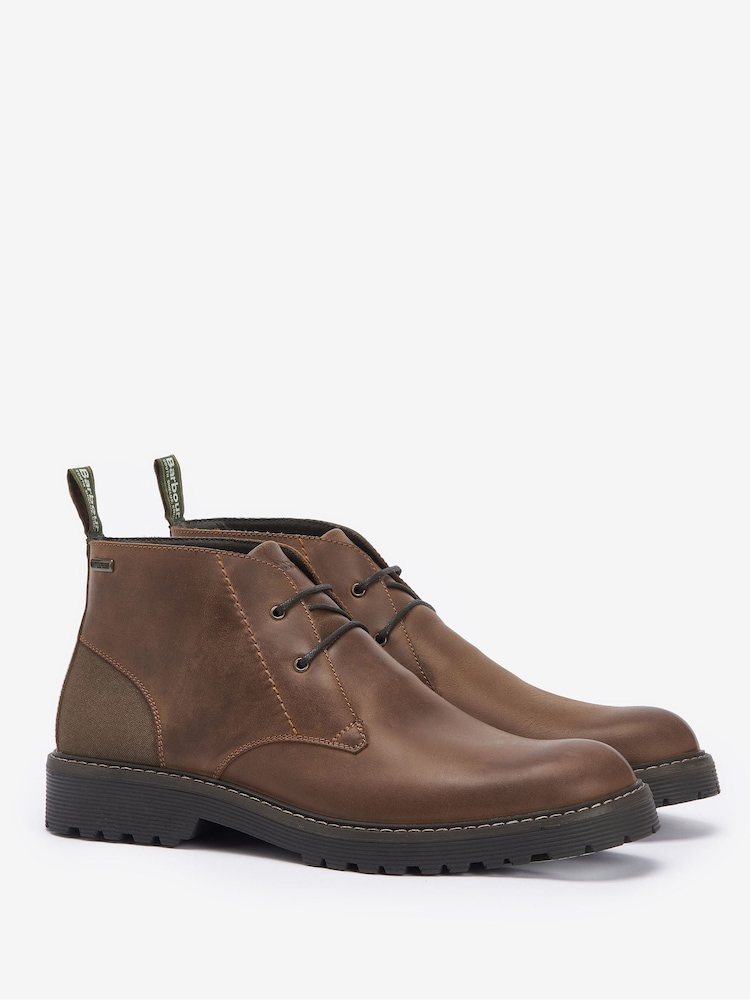 Barbour® Brown Maxwell Leather Chukka Boot - Image 2 of 5