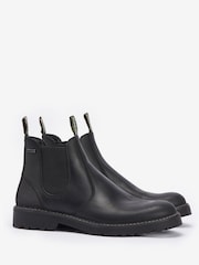 Barbour® Black Patton Leather Chelsea Boot - Image 2 of 5
