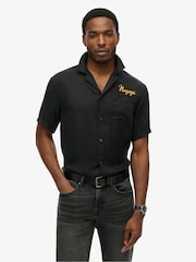 Superdry Grey Merchant Suika Shirt - Image 1 of 6